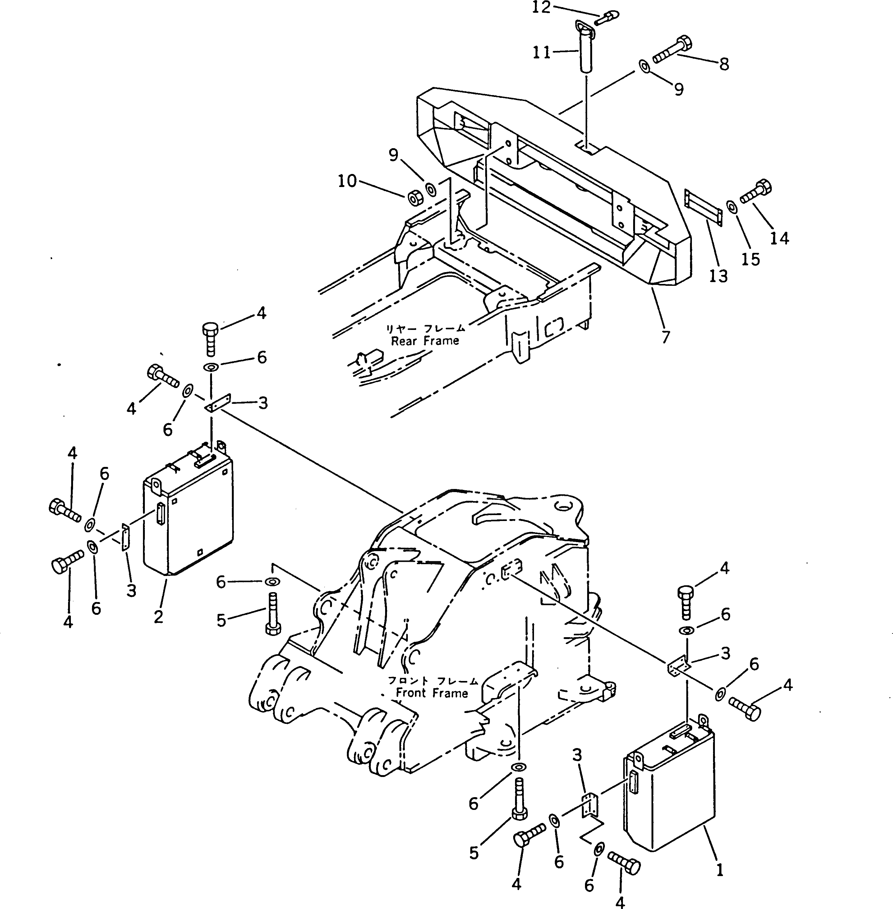 Болт 01011-63690 Komatsu