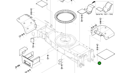 Крышка 2627-1019 Komatsu