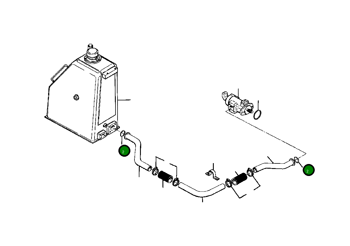 Кольцо уплотнительное (O-Ring) 285 724 R1  Komatsu