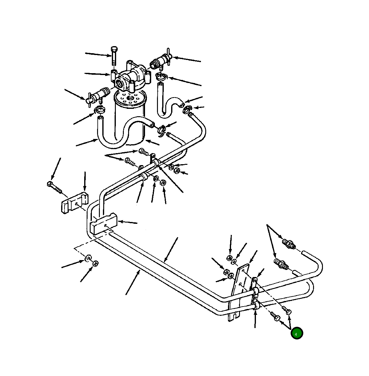 Болт 1246 549 H1 Komatsu