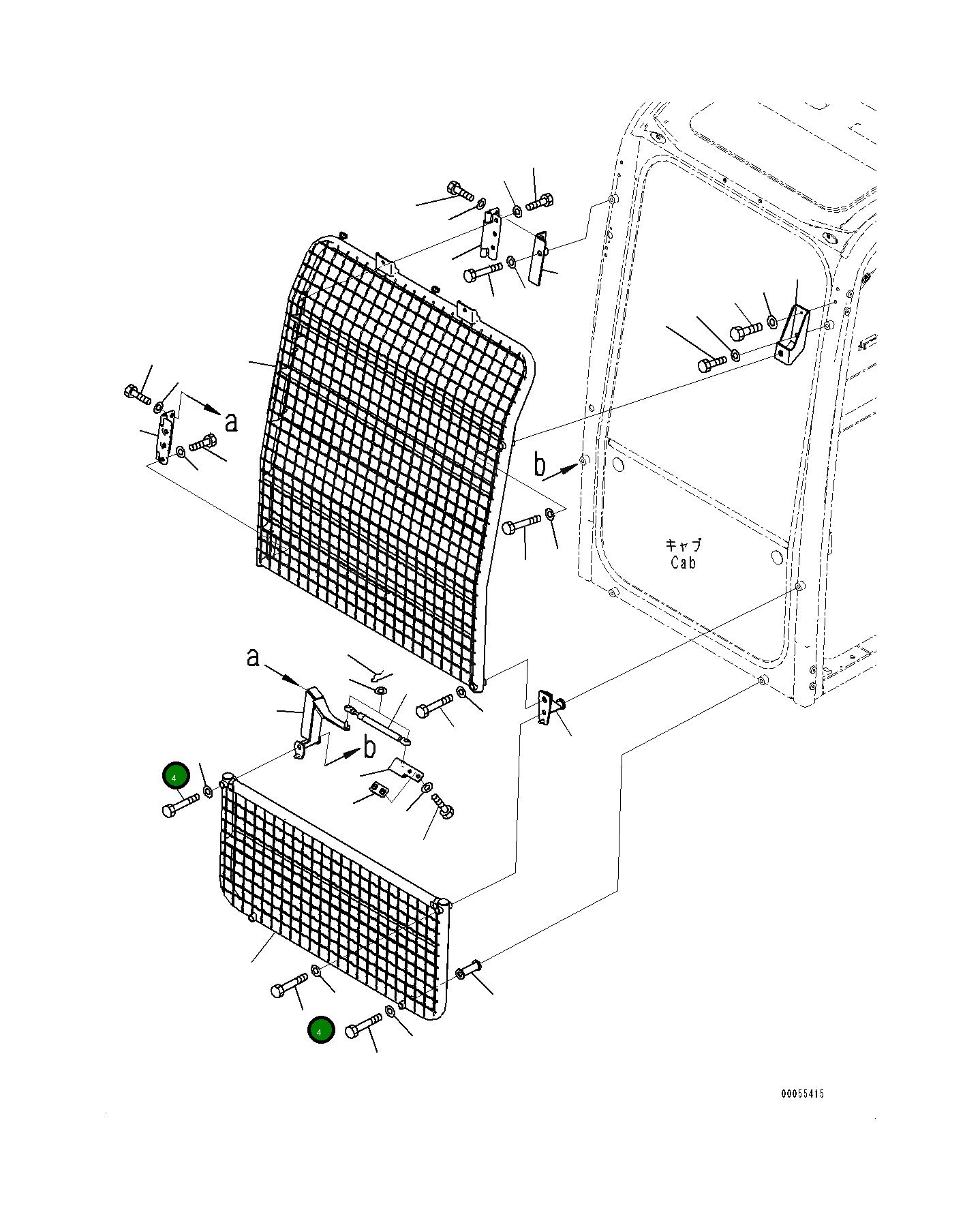 Болт 01011D1245 Komatsu