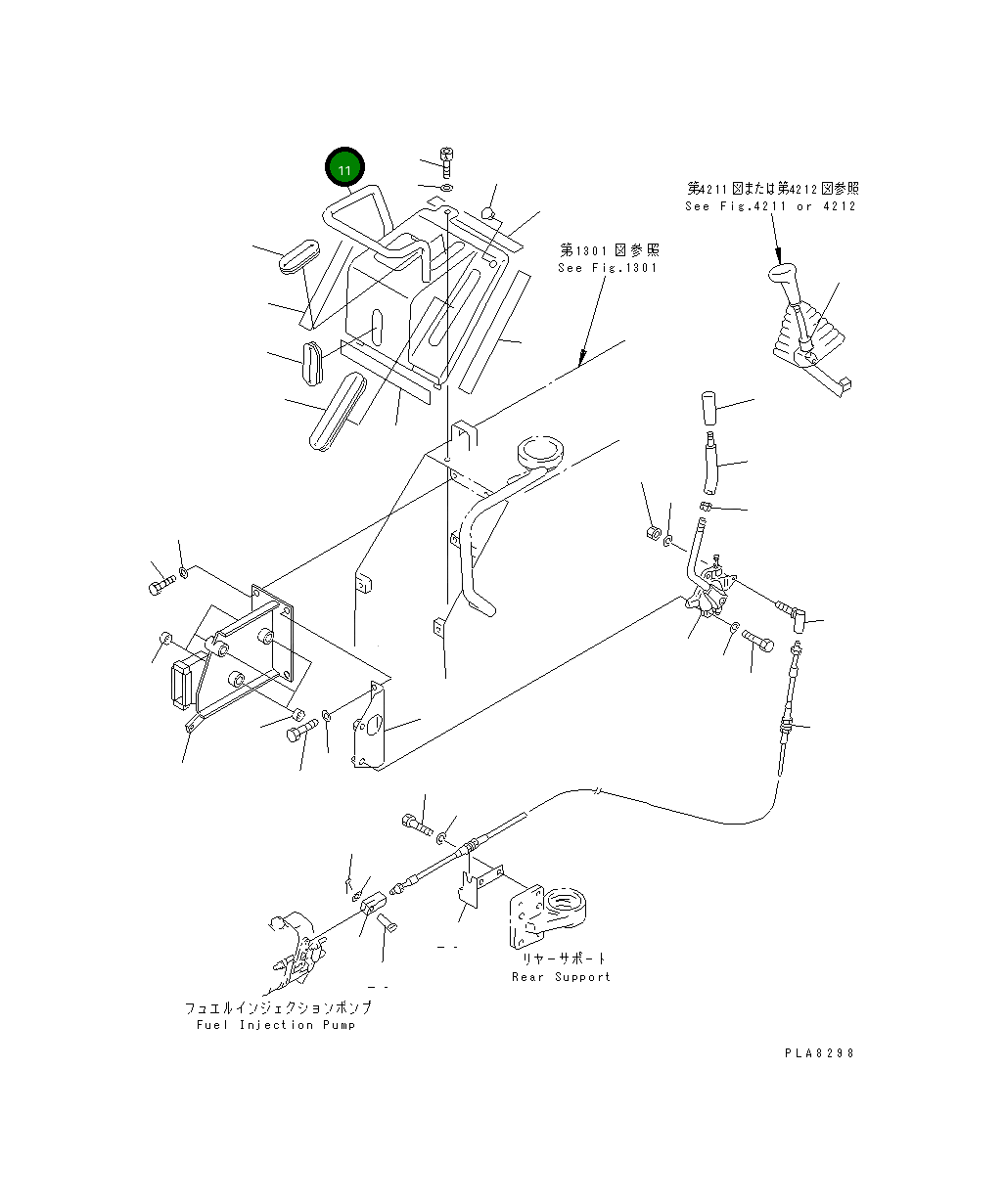 Крышка 104-43-38222  Komatsu