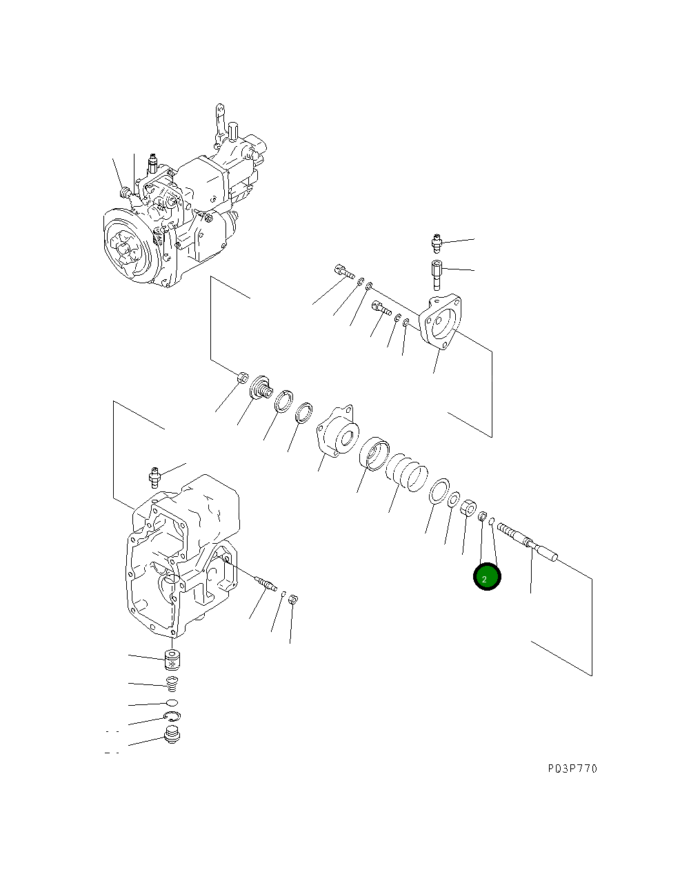 Кольцо 6710-71-2981 Komatsu