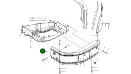 Крышка 22K-54-21214 Komatsu