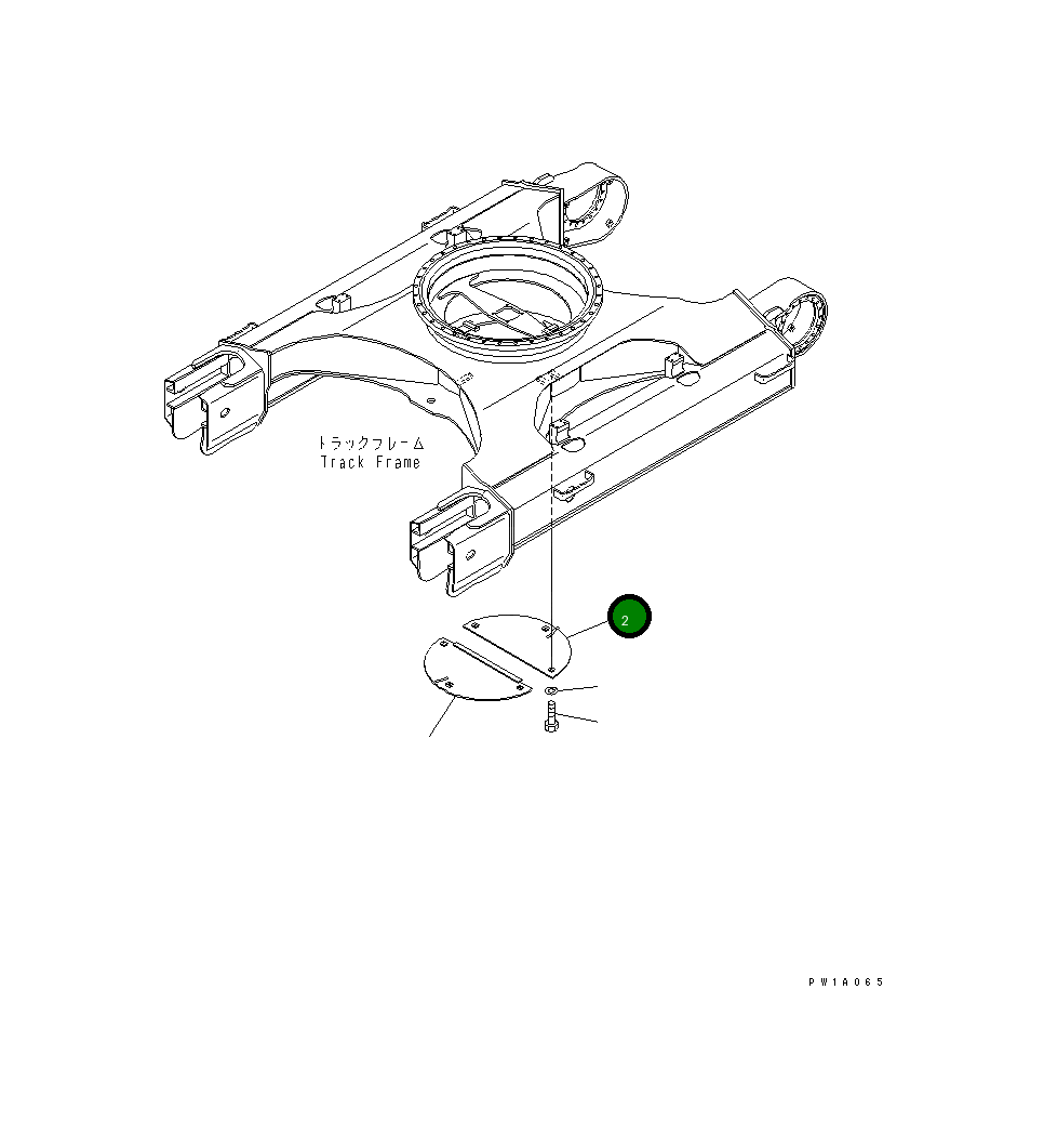 Крышка 20Y-973-2230NY Komatsu