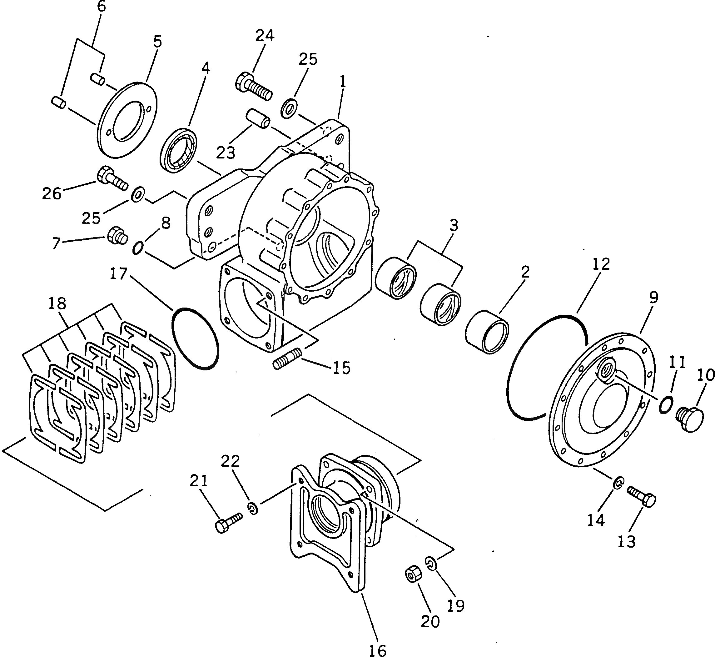 Болт 01010-52470 Komatsu