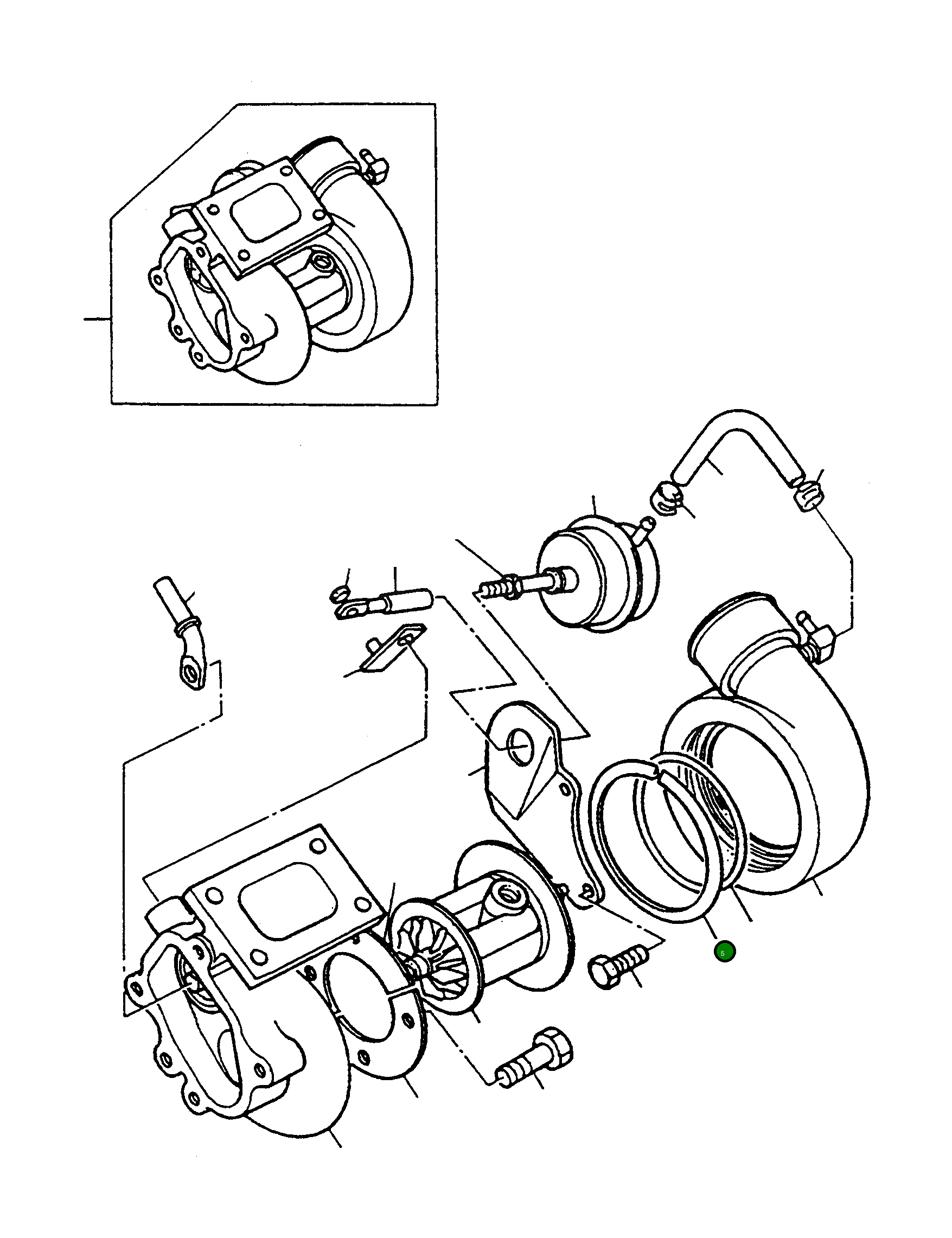 Кольцо 4918067M1 Komatsu