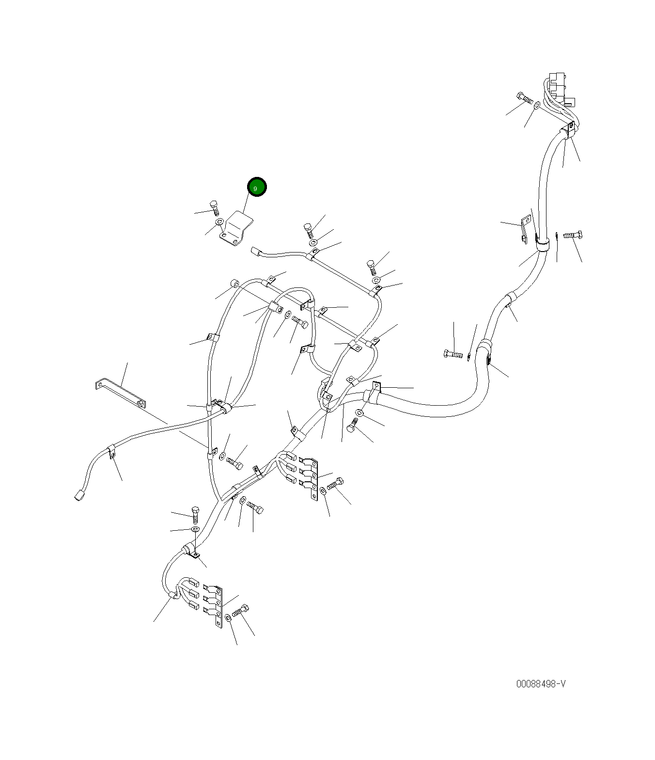 Крышка 421-06-42580  Komatsu