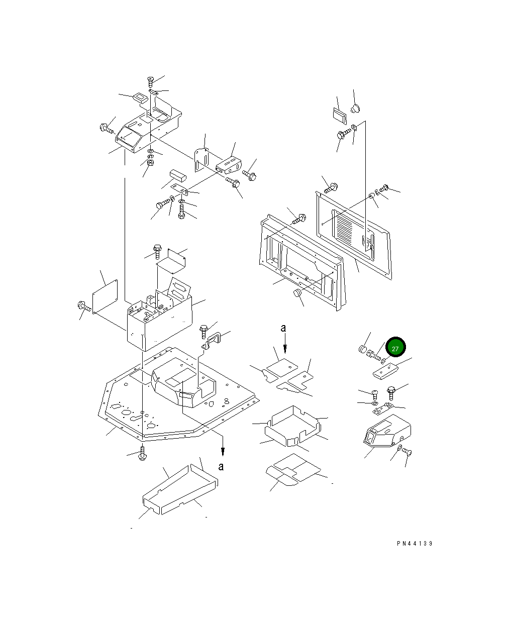 Болт 01252-40860 Komatsu
