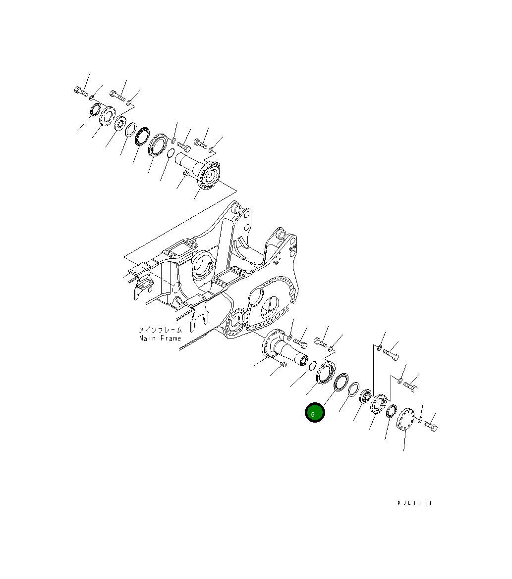Крышка 198-50-52231 Komatsu