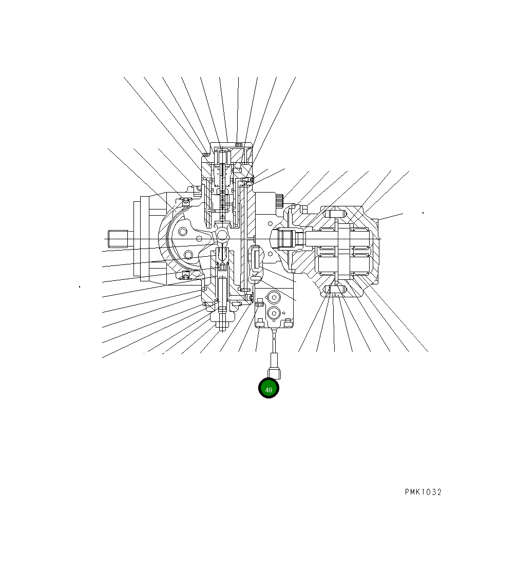 Болт TM8072-092  Komatsu