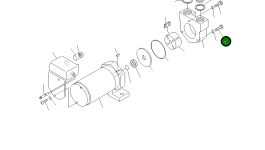 Болт 205-04-K1290 Komatsu