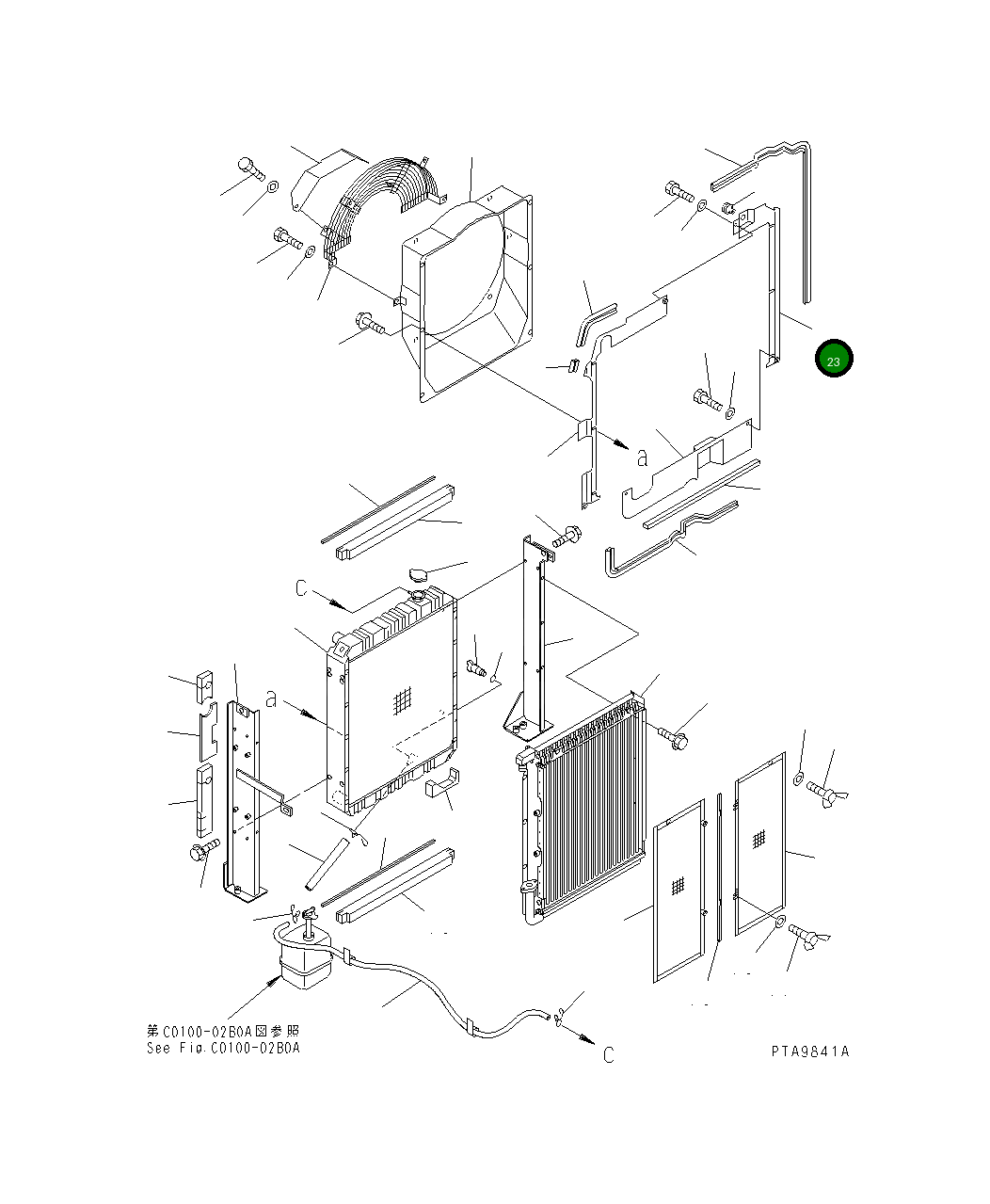 Крышка 21Y-03-17230 Komatsu