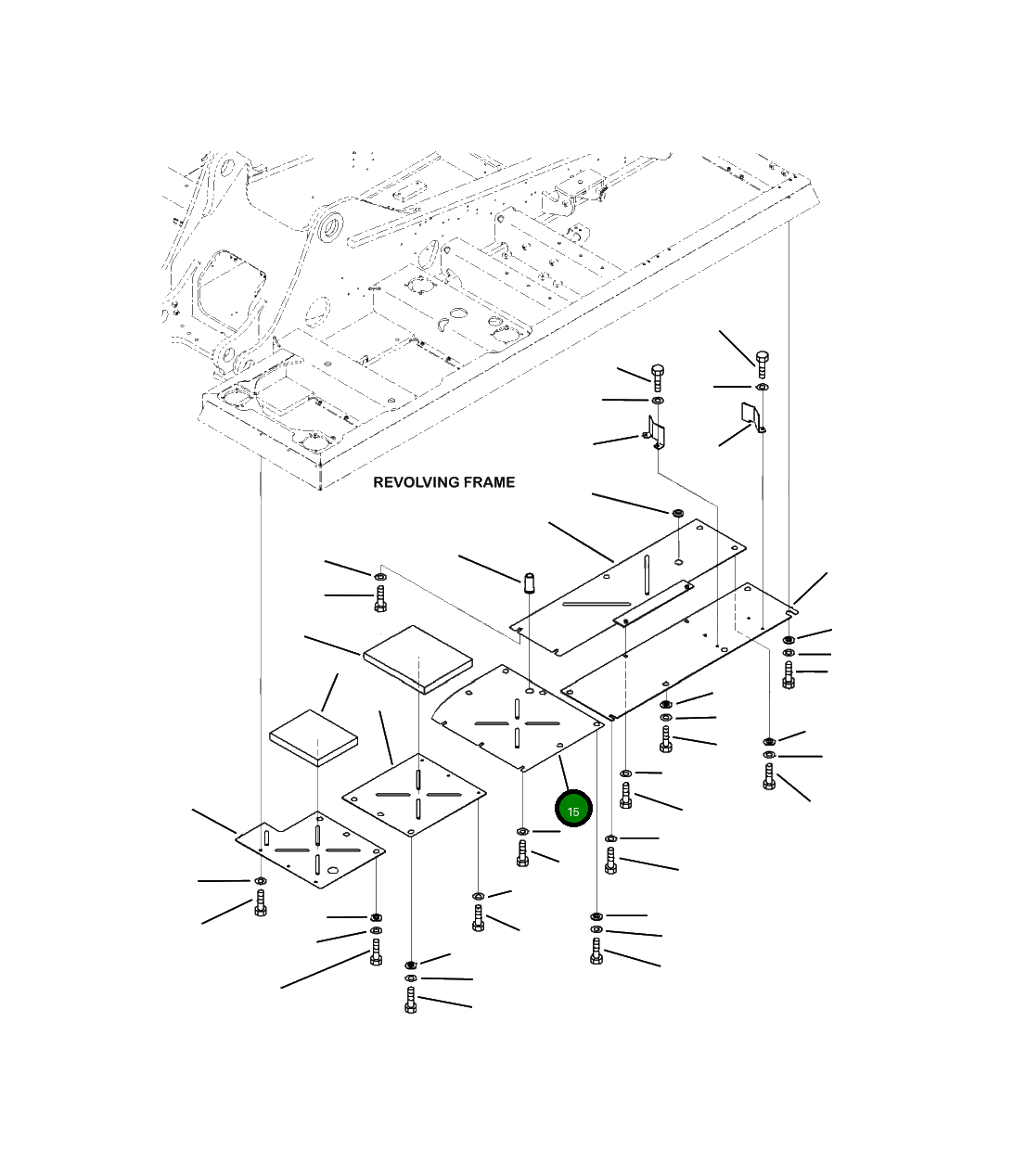 Крышка 207-54-42111 Komatsu