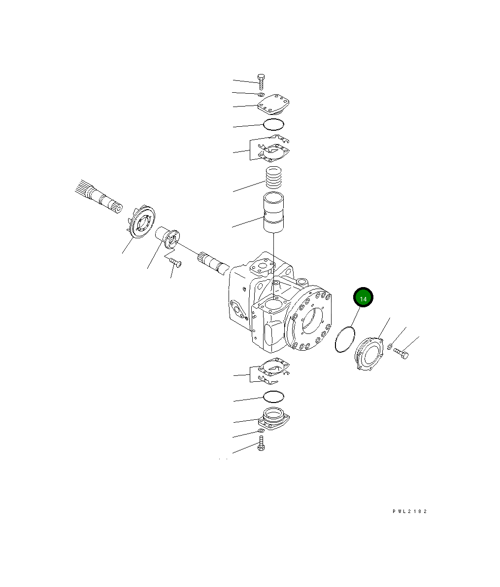 Кольцо уплотнительное (O-Ring) 07000-A2080 Komatsu