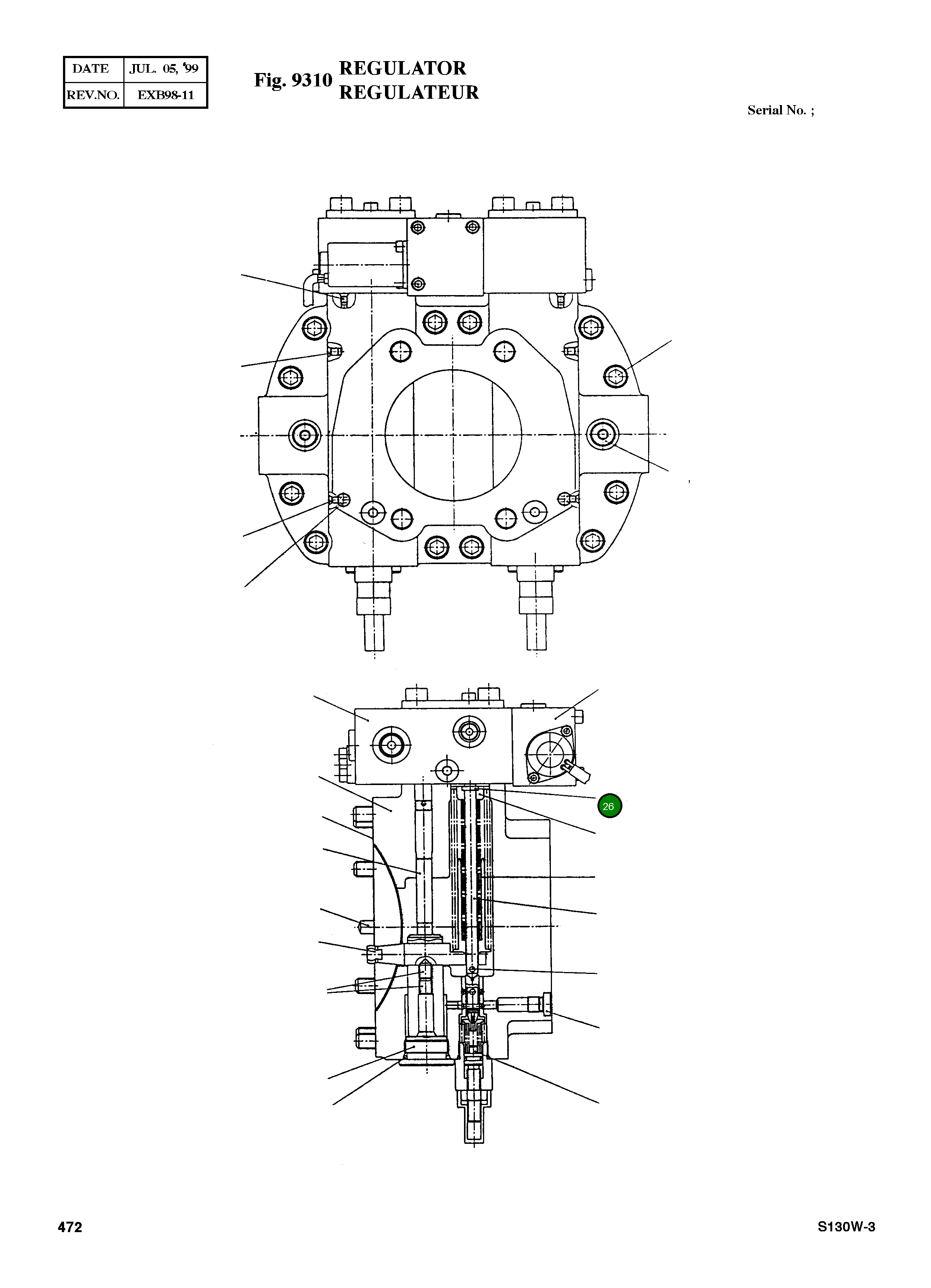 Кольцо 1700736523  Komatsu