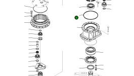 Кольцо уплотнительное (O-Ring) 0700015310 Komatsu