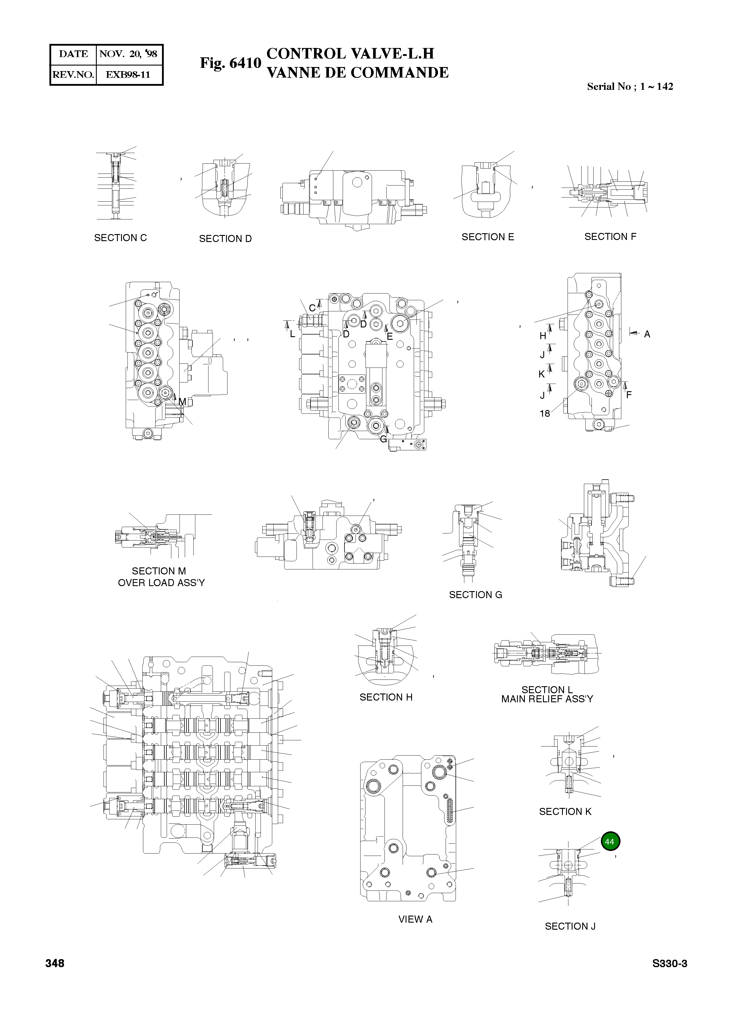 Кольцо уплотнительное (O-Ring) 2180-1217D56 Komatsu