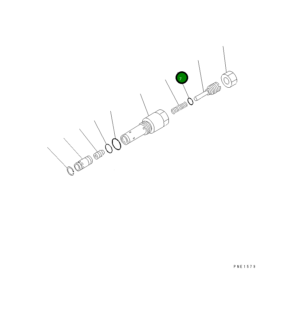 Кольцо уплотнительное (O-Ring) 07000-32010 Komatsu