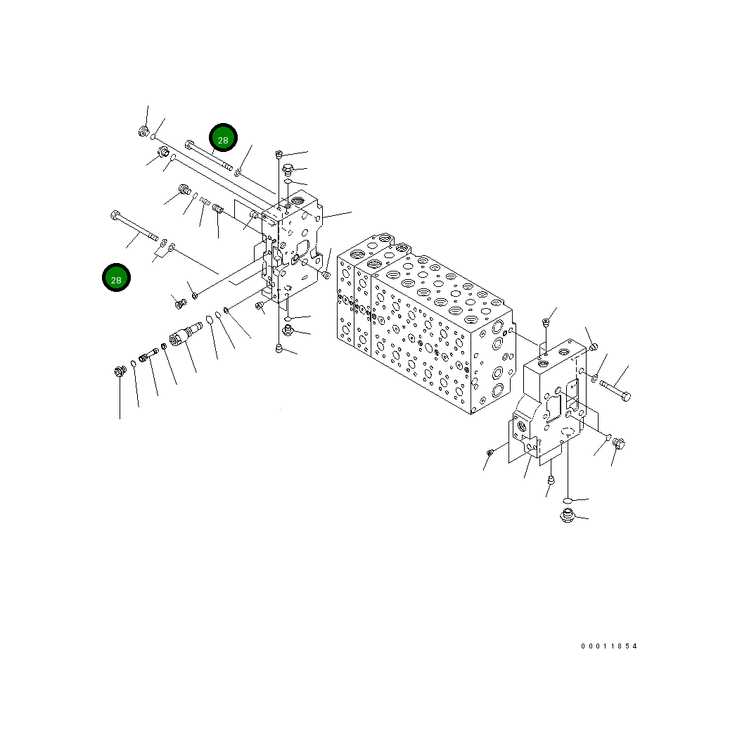 Болт 723-46-15220 Komatsu