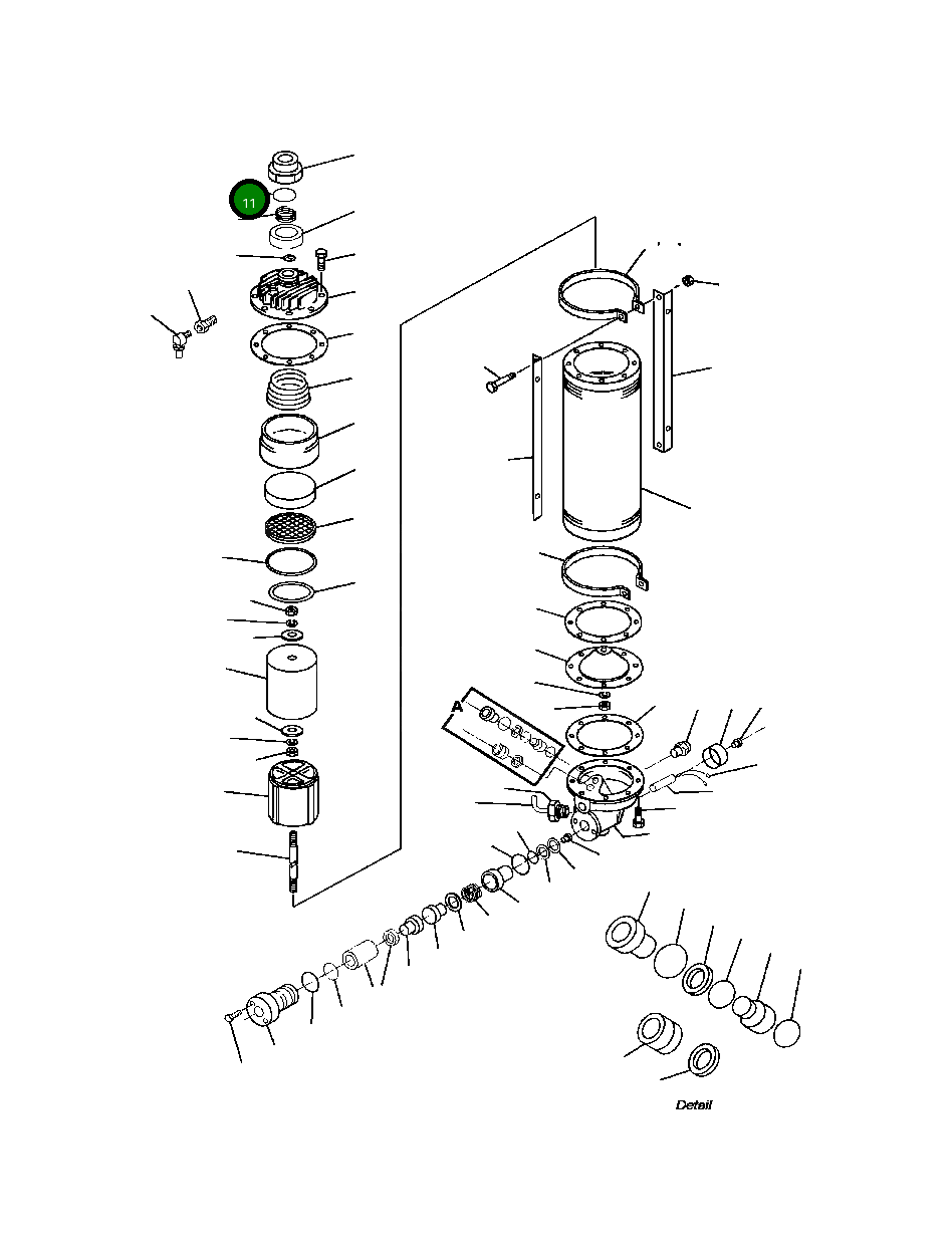 Кольцо уплотнительное (O-Ring) BF3 575 Komatsu