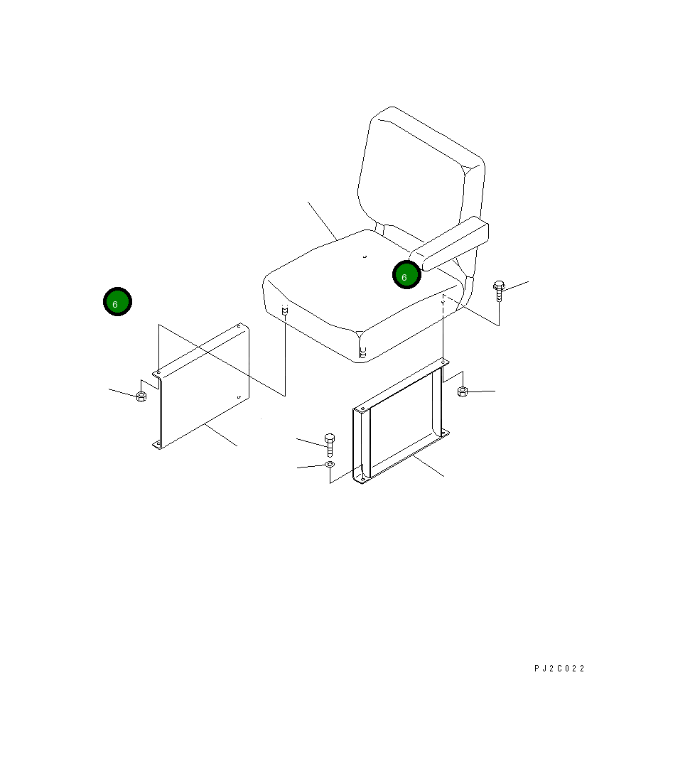 Крышка 20X-54-31110  Komatsu
