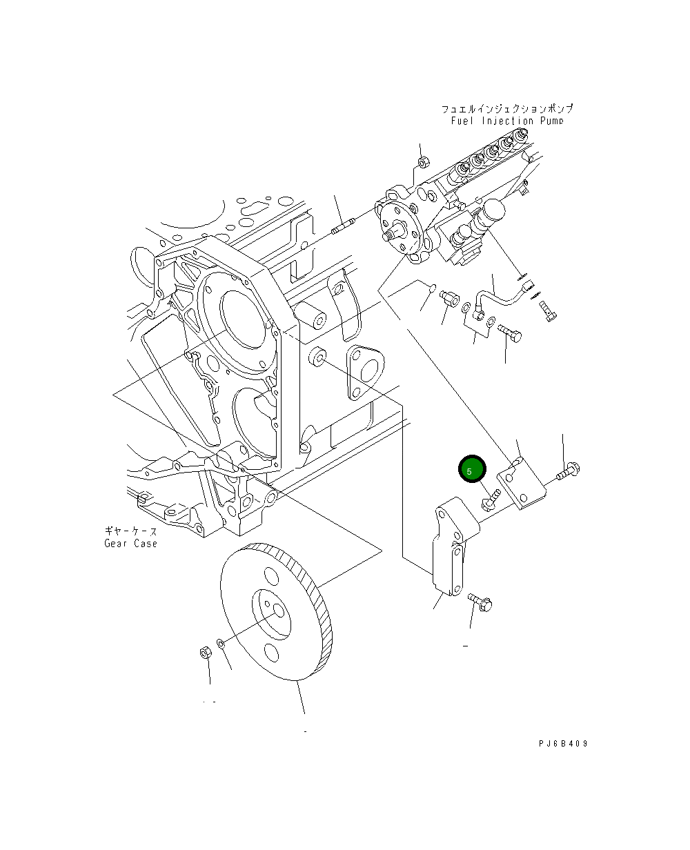 Болт 6734-71-5610 Komatsu