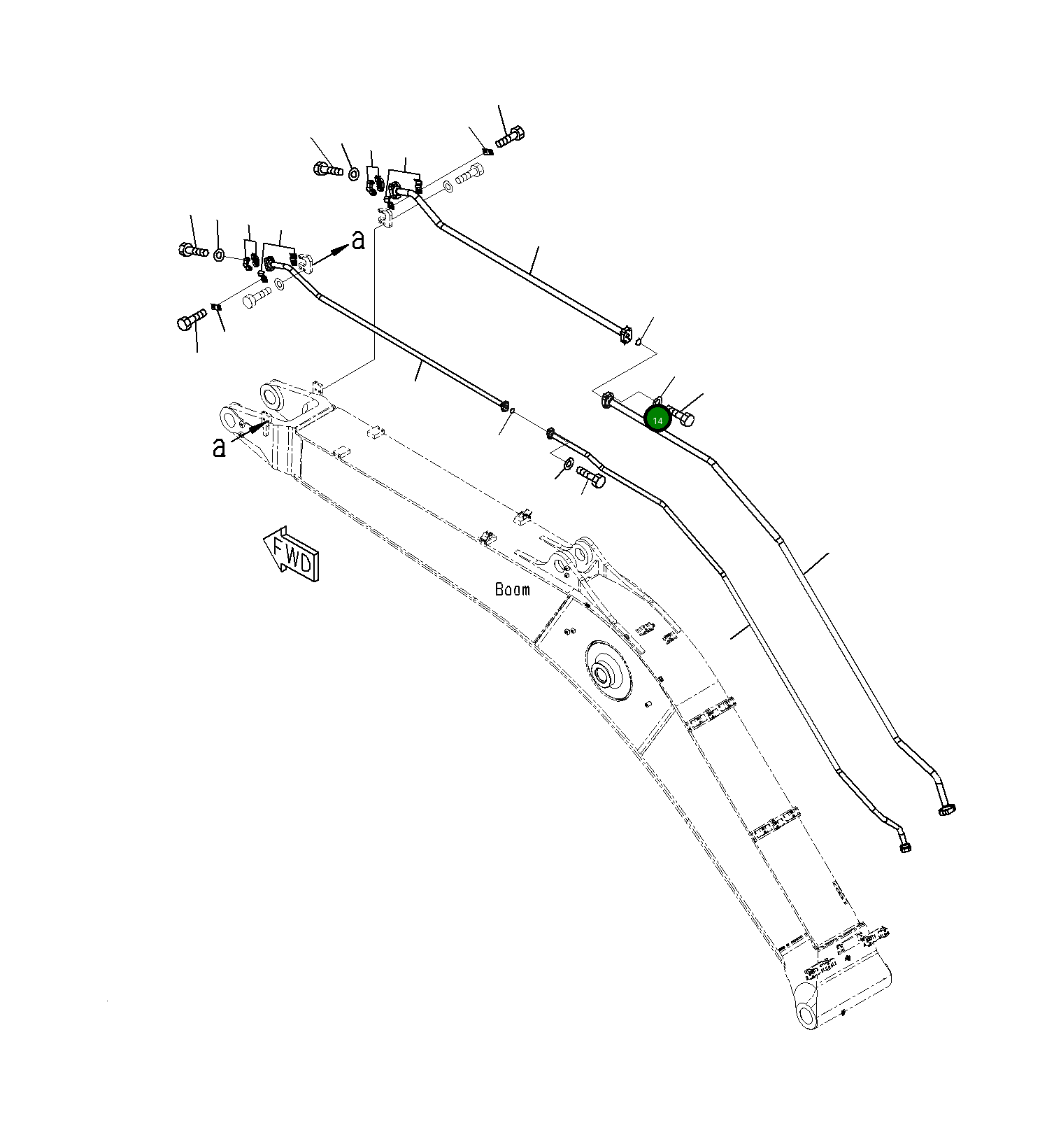 Кольцо уплотнительное (O-Ring) 07000-1348 Komatsu