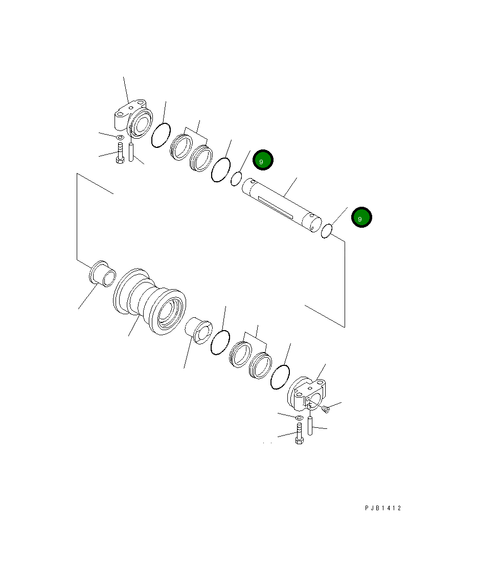 Кольцо уплотнительное (O-Ring) 208-30-56190 Komatsu