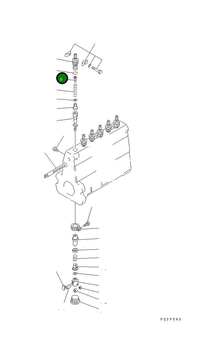 Кольцо уплотнительное (O-Ring) DK029632-0030 Komatsu