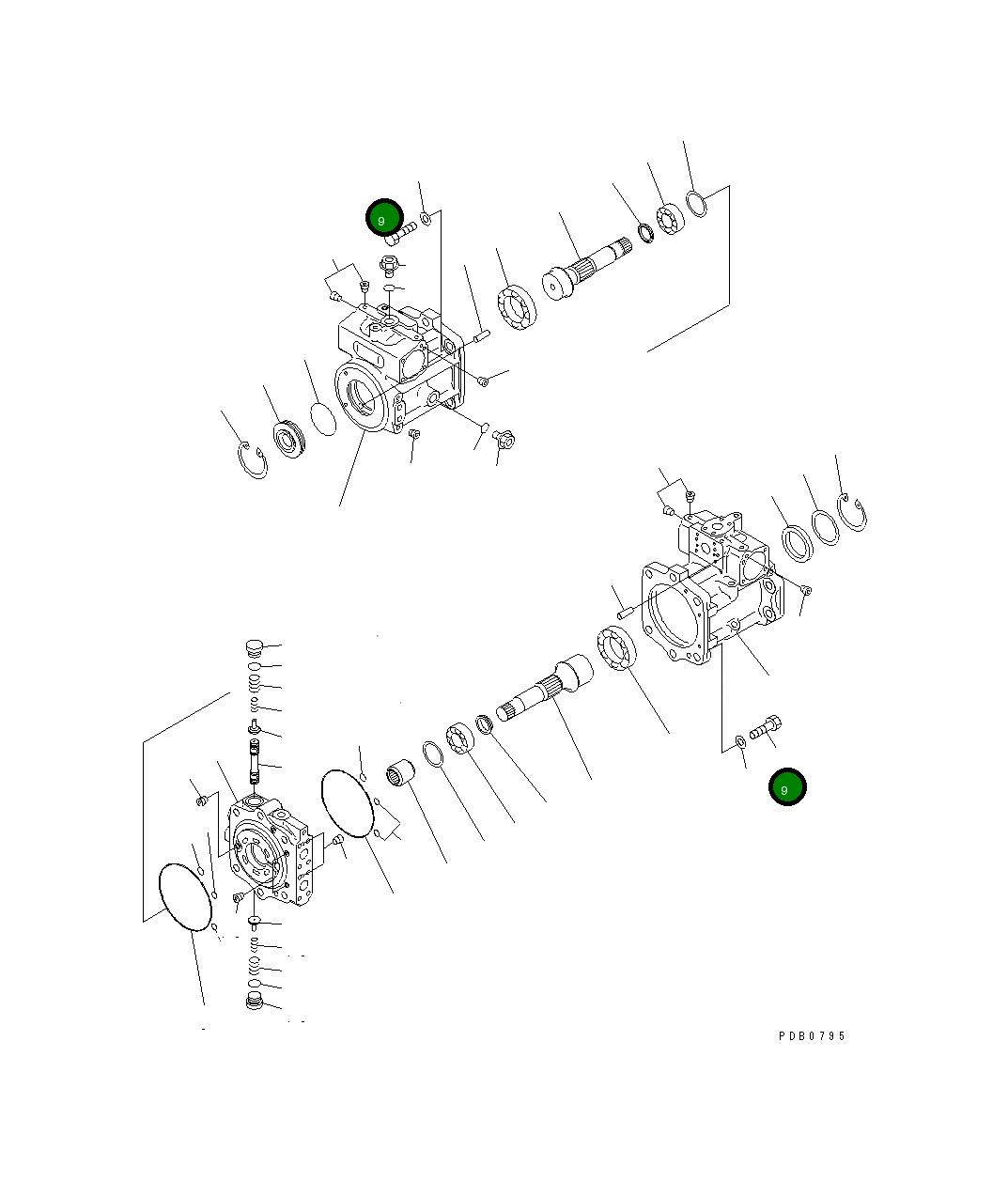 Болт 01010-31860  Komatsu