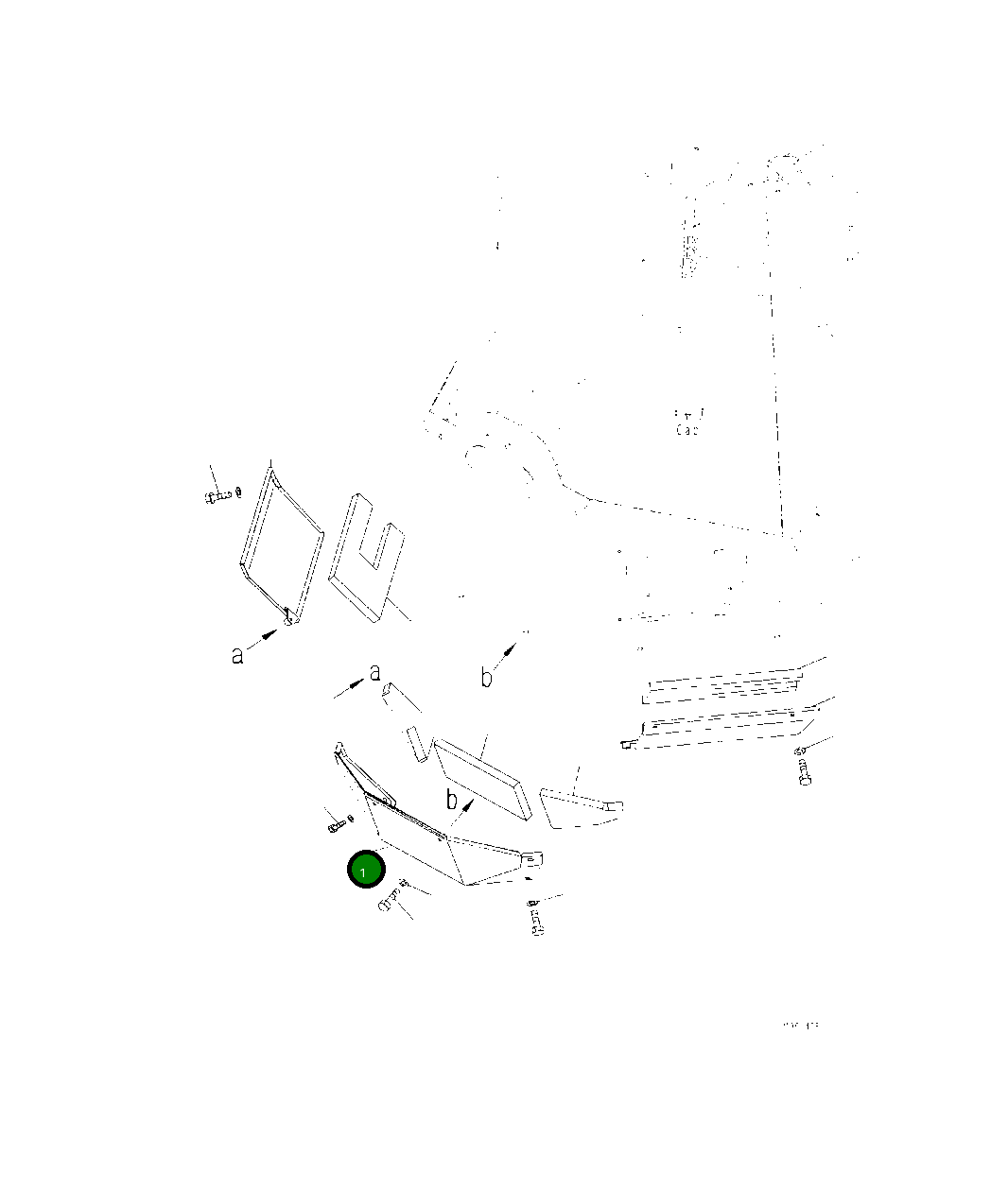 Крышка 425-54-44290  Komatsu