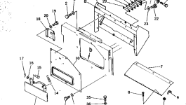 Панель, правая 287-54-33170 Komatsu