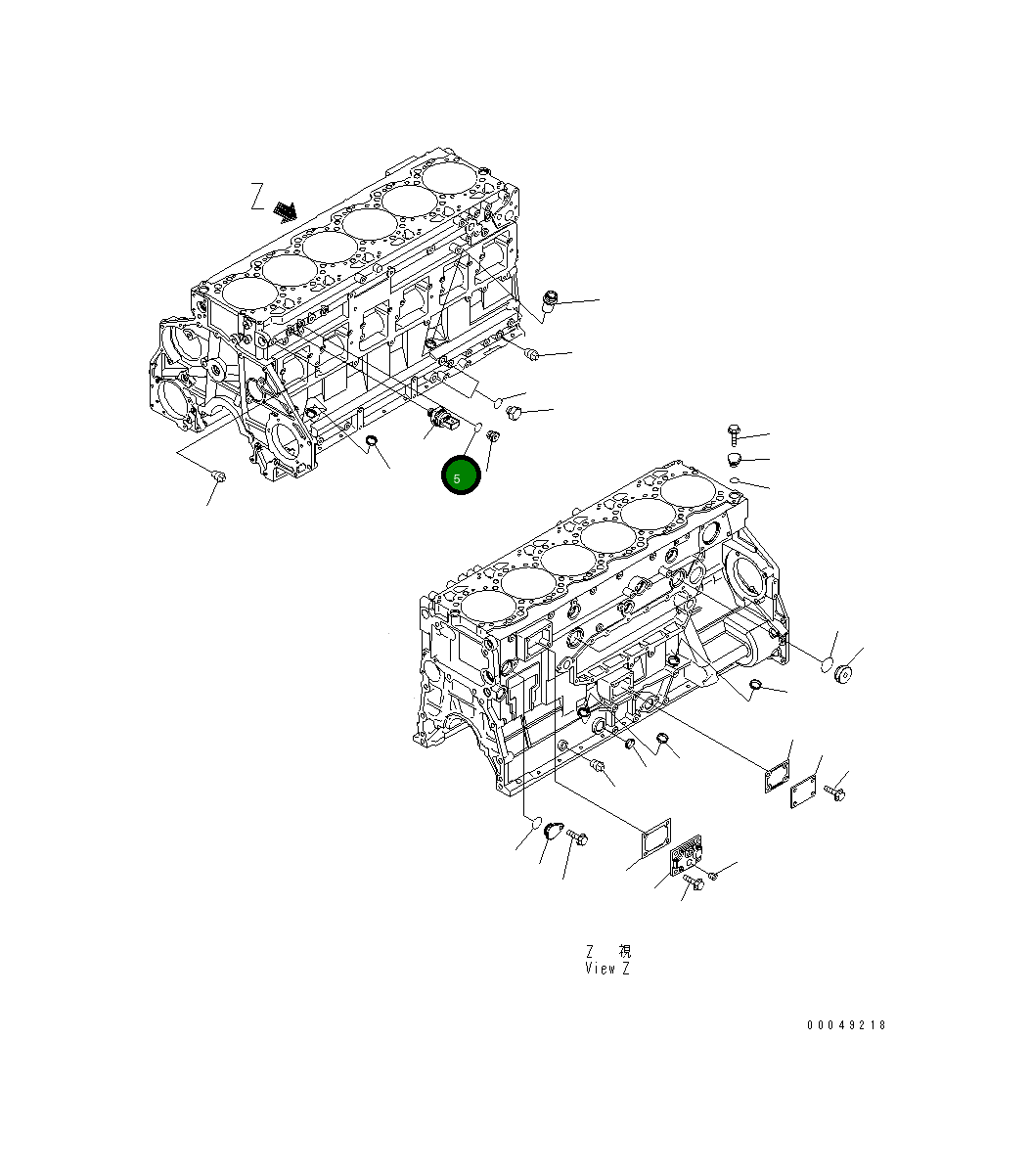 Кольцо уплотнительное (O-Ring) 6251-51-9890 Komatsu