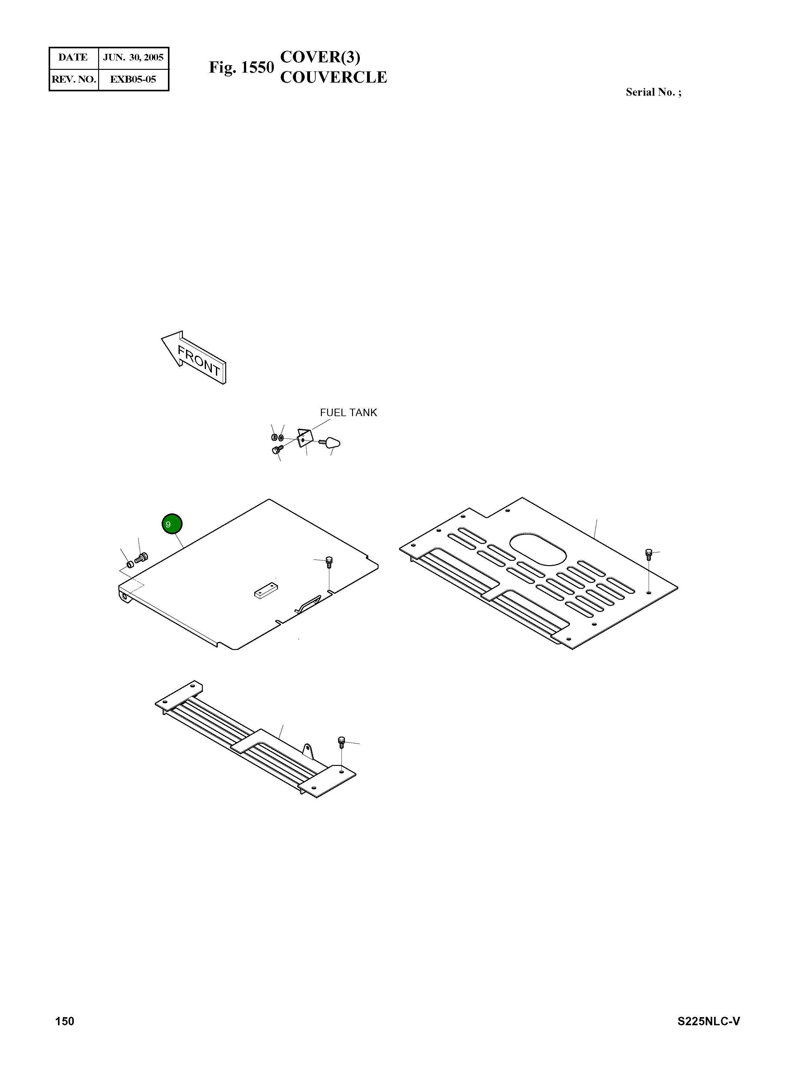 Крышка 627-00063A Komatsu