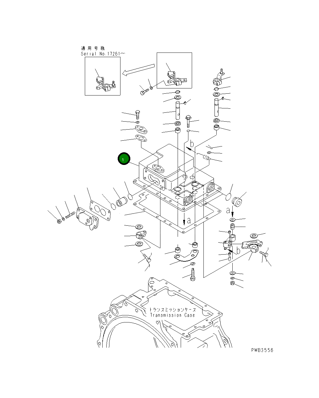 Крышка 195-15-55550 Komatsu