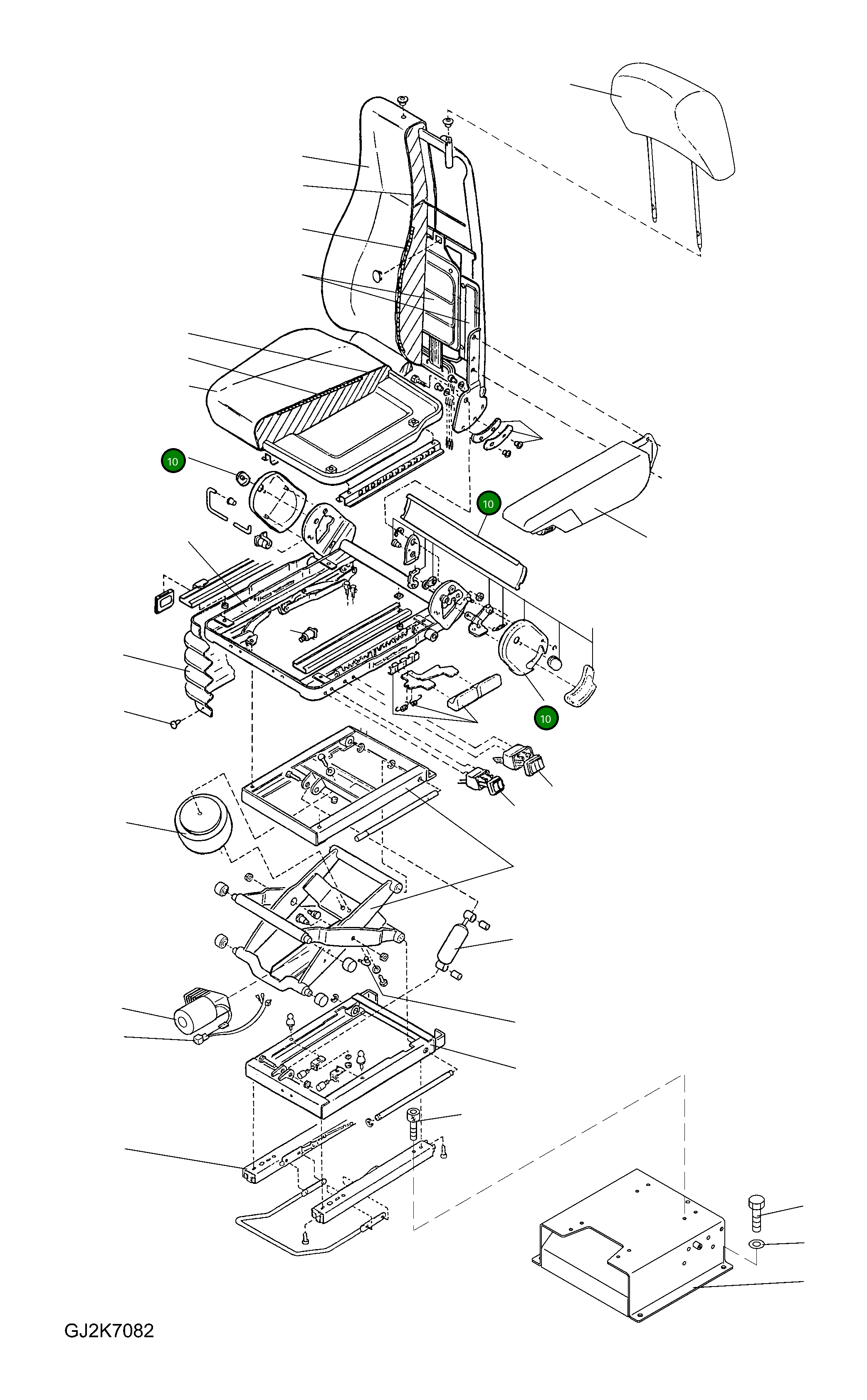 Крышка 419-960-HP23 Komatsu