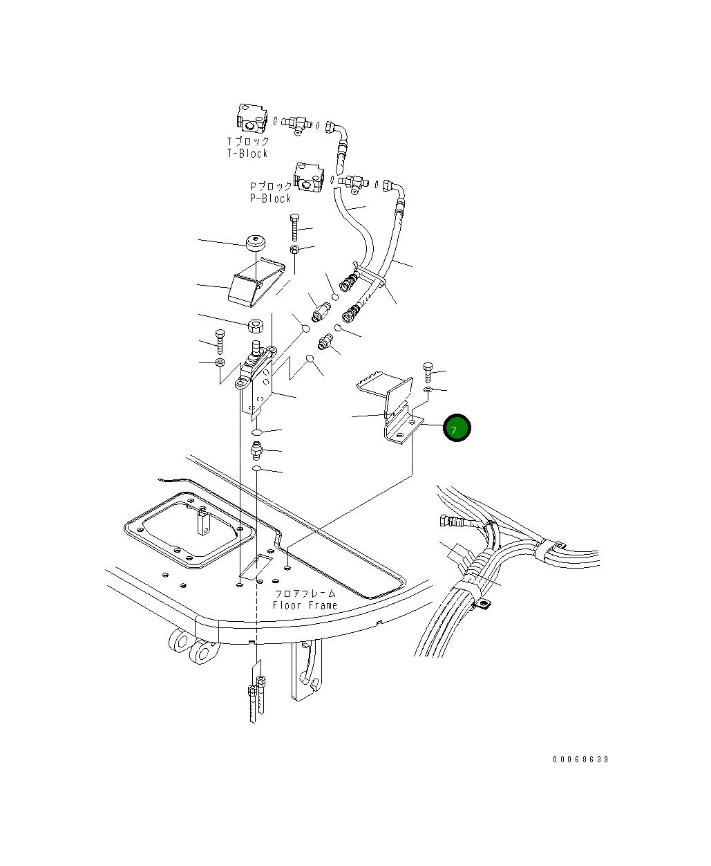 Крышка 22M-973-2521 Komatsu