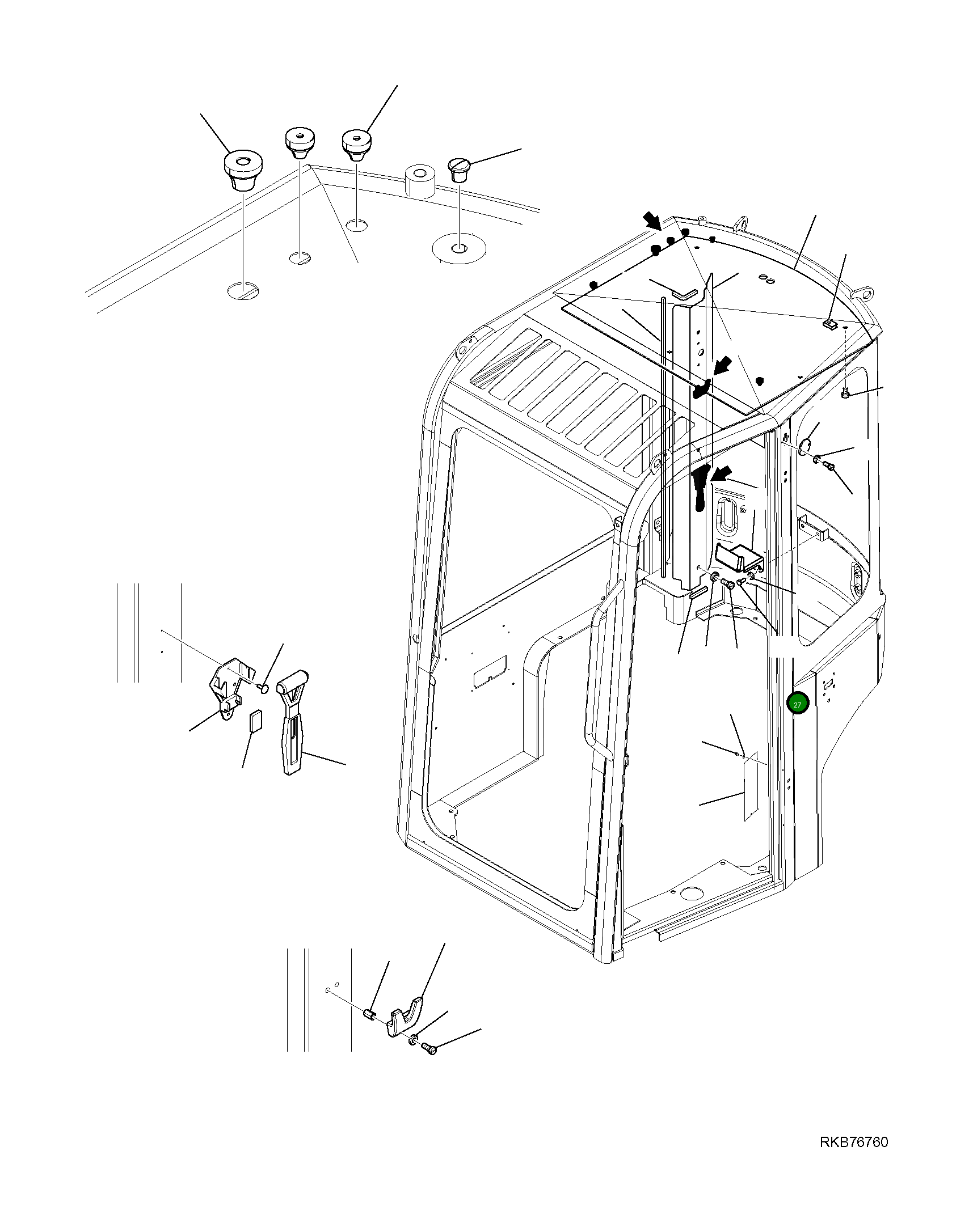 Болт 42N-54-15860  Komatsu