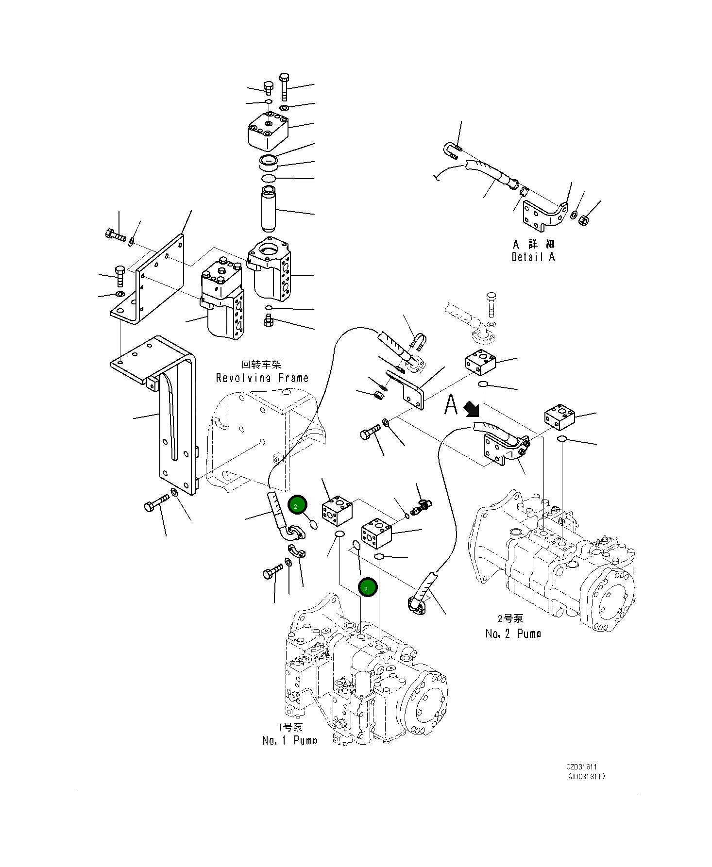 Кольцо уплотнительное (O-Ring) 07000-B3025 Komatsu