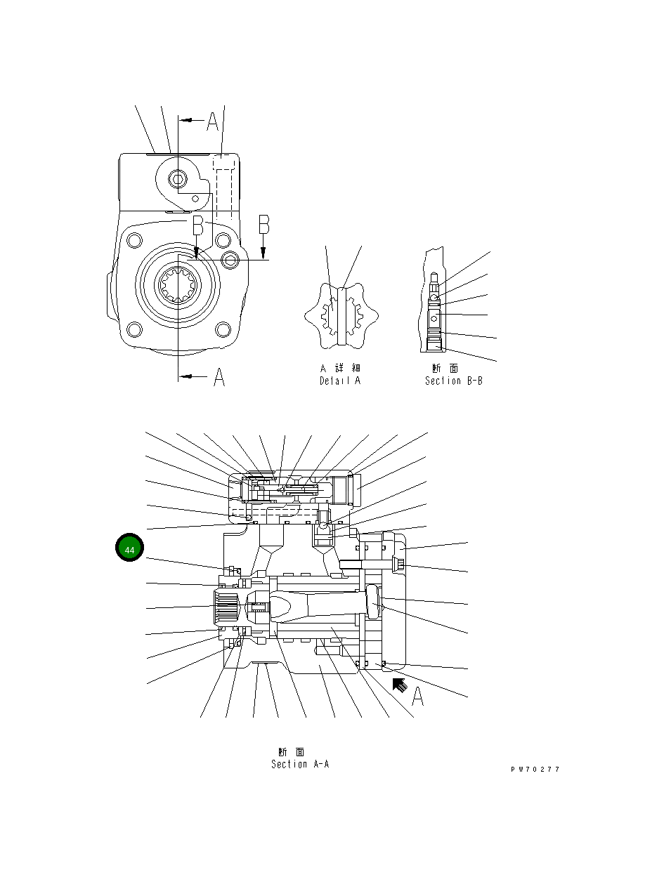 Кольцо уплотнительное (O-Ring) 258-81-25320  Komatsu