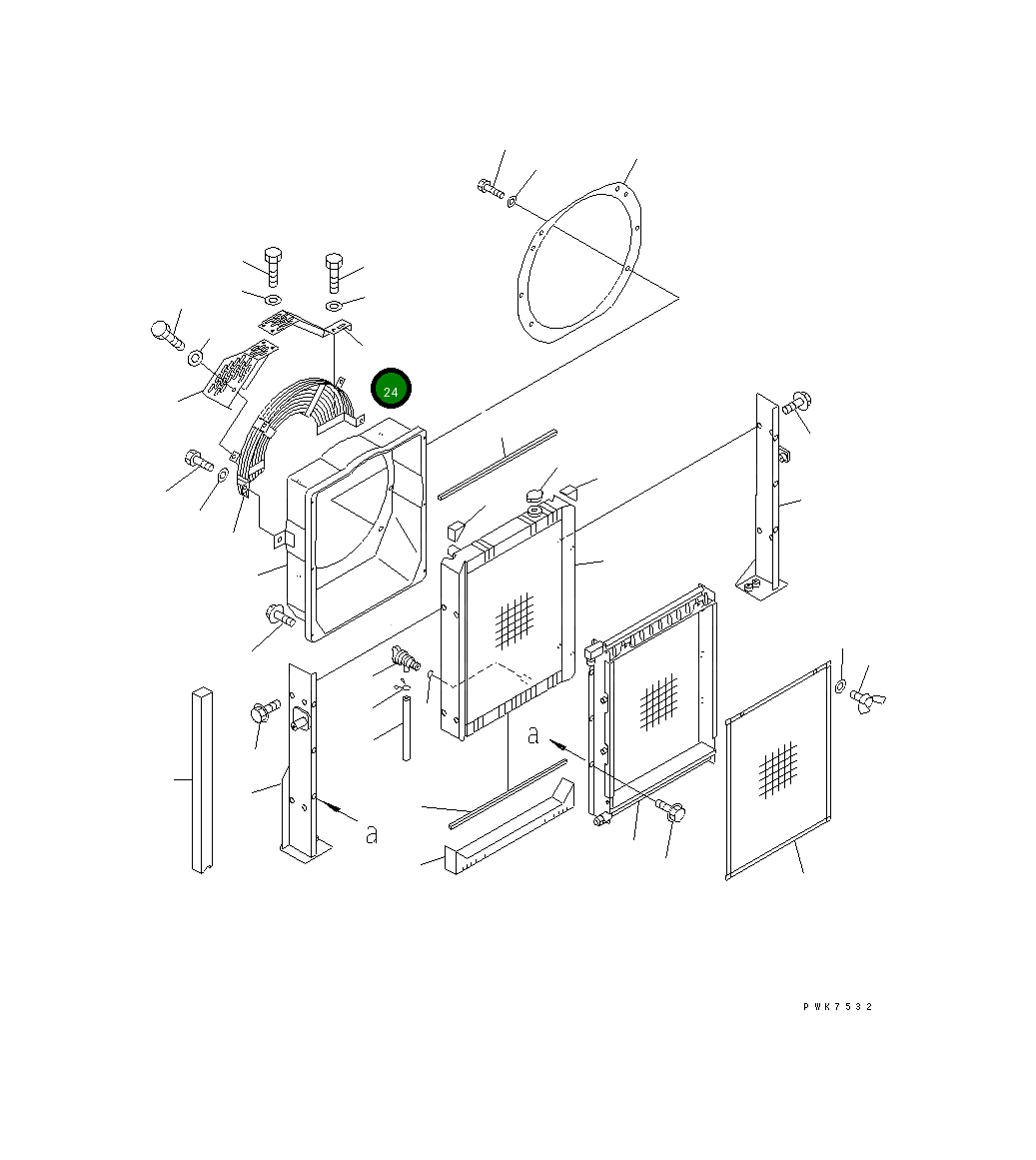 Крышка 20E-03-K1350 Komatsu