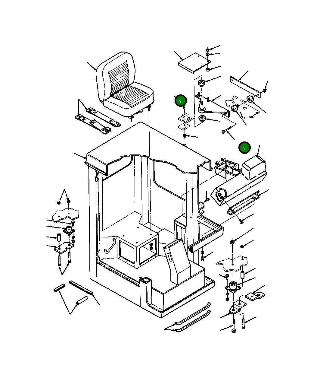 Болт 107 424  Komatsu