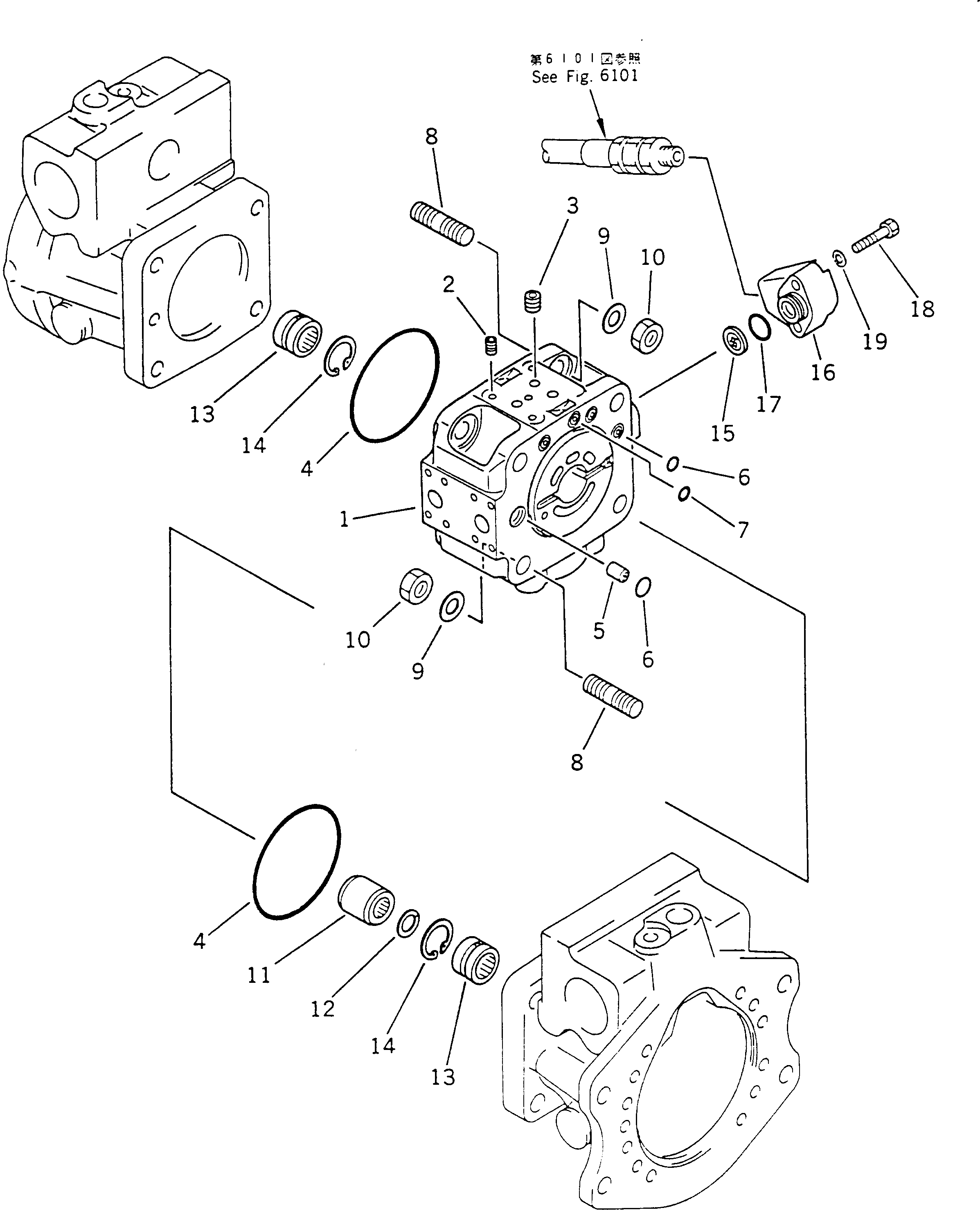 Кольцо уплотнительное (O-Ring) 708-2E-11790 Komatsu
