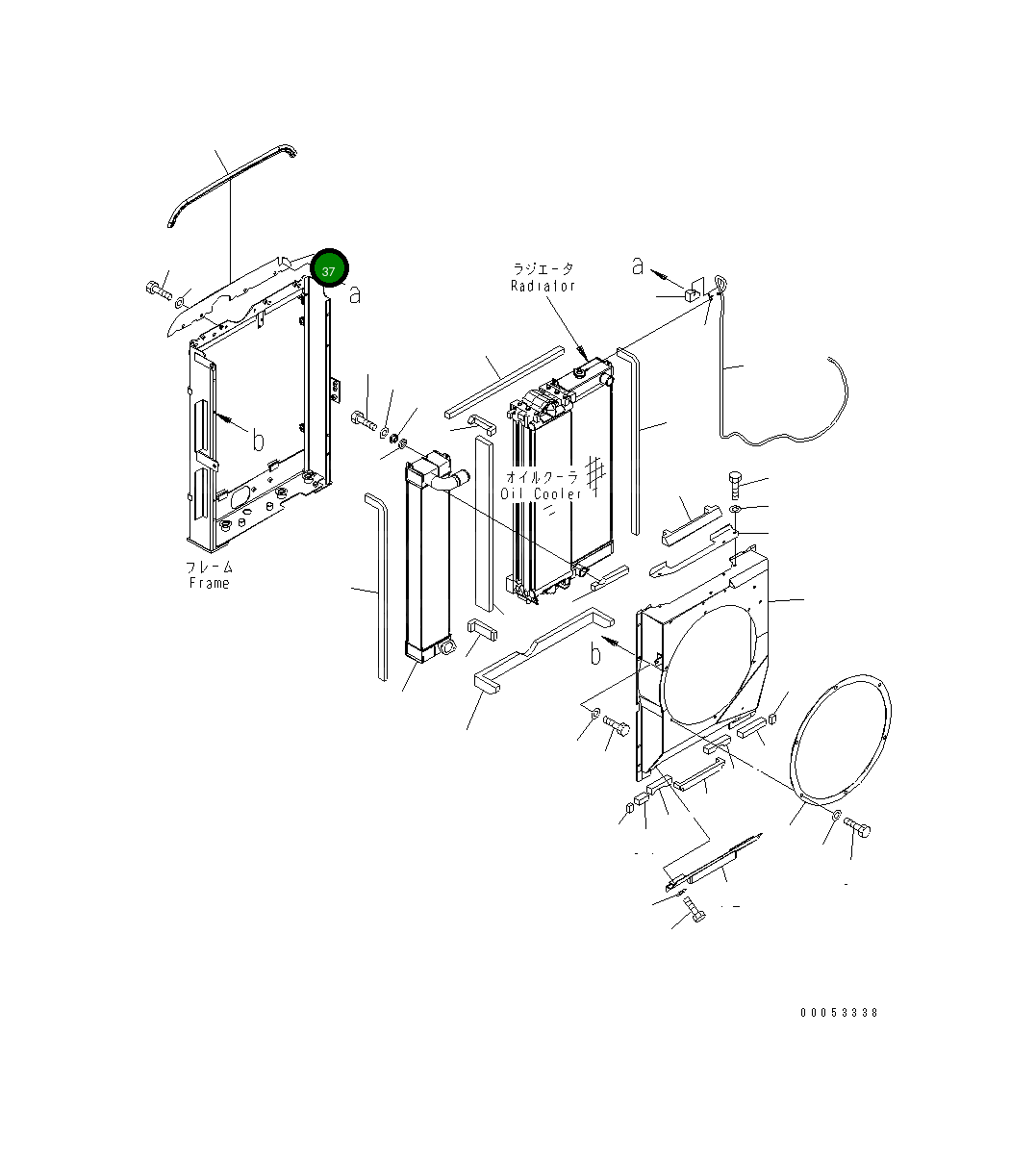 Крышка 206-03-22250  Komatsu