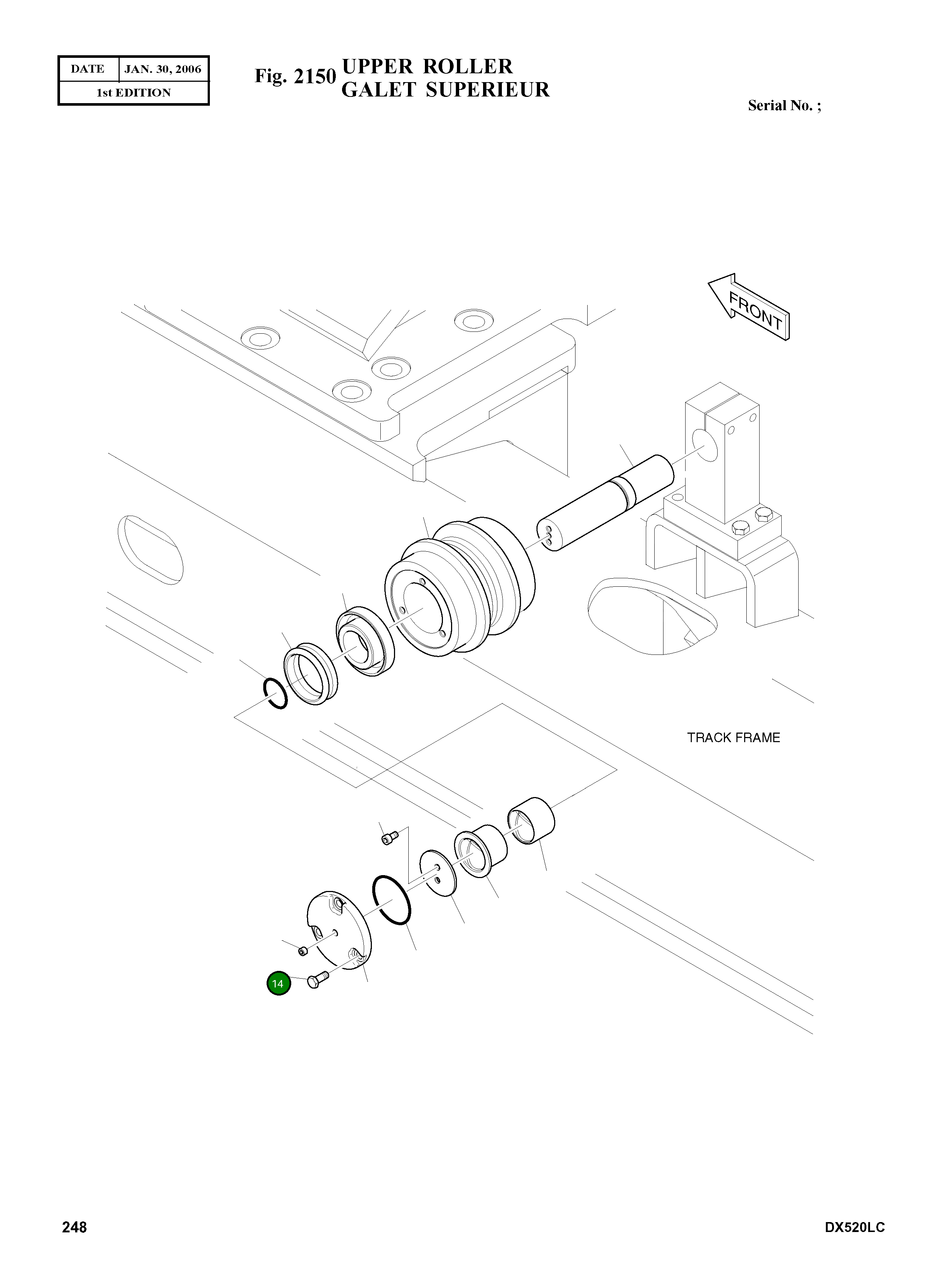 Болт K1000931 Komatsu