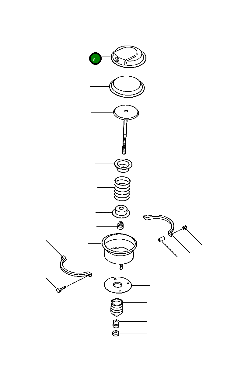 Крышка 423-43-17680 Komatsu