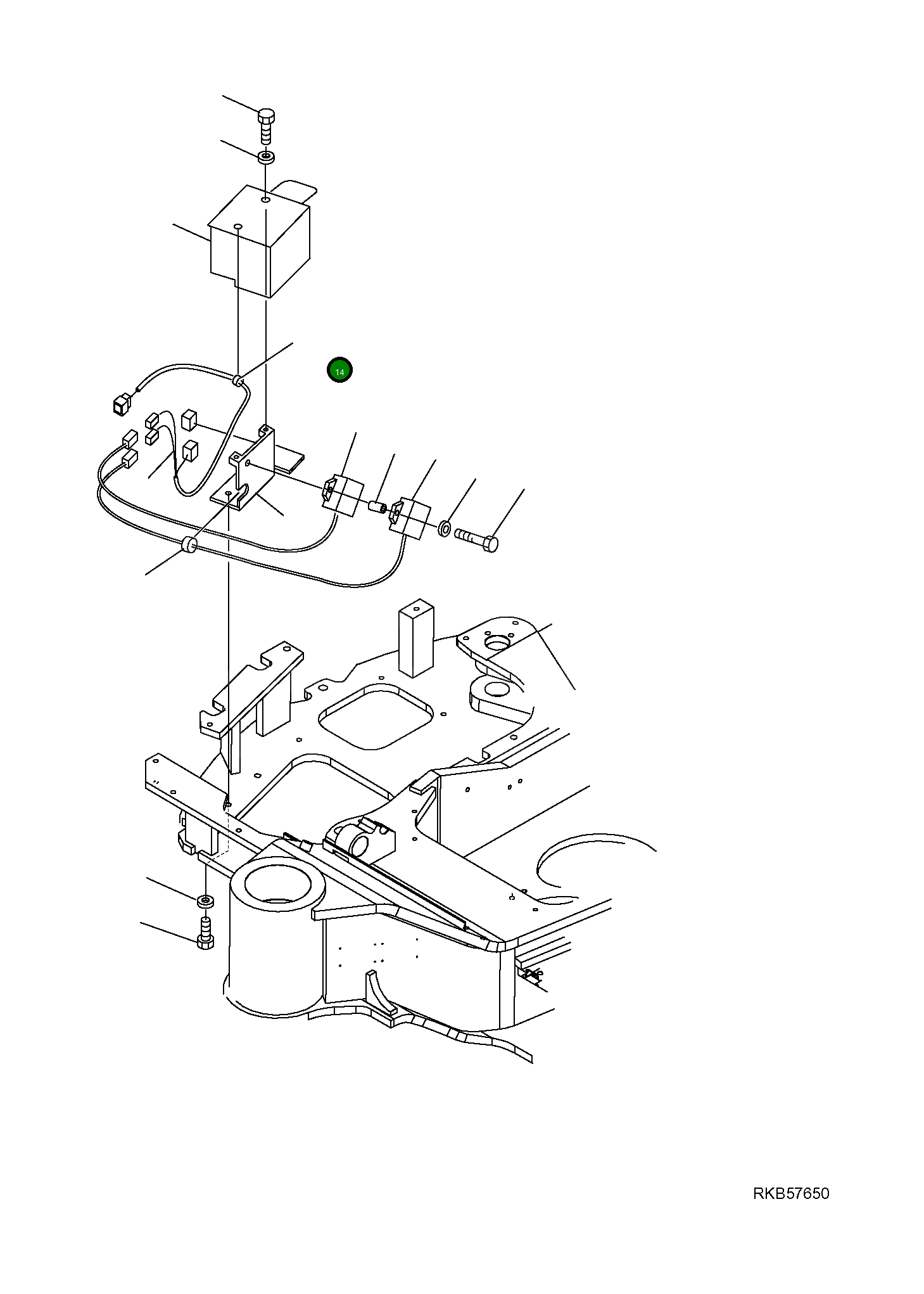 Крышка 22M-06-R1620 Komatsu