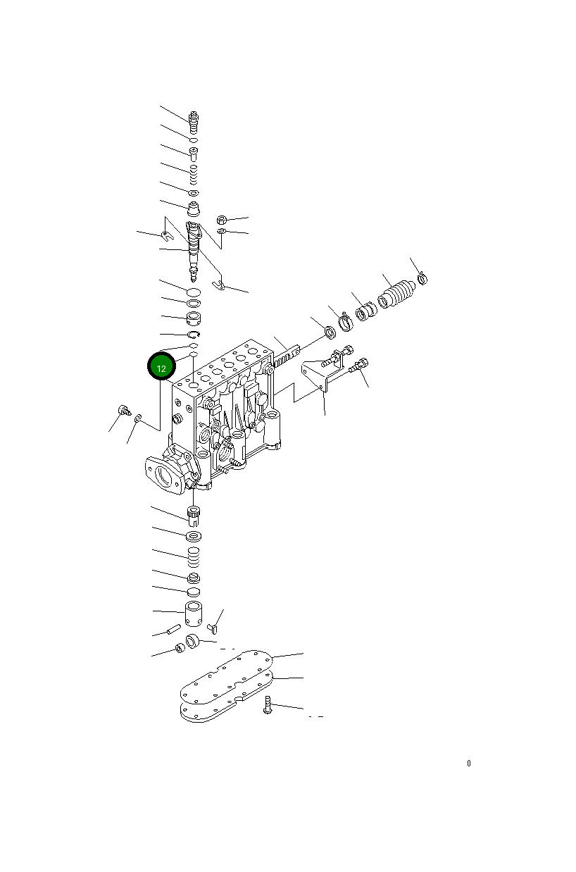 Кольцо уплотнительное (O-Ring) DK139724-0000 Komatsu