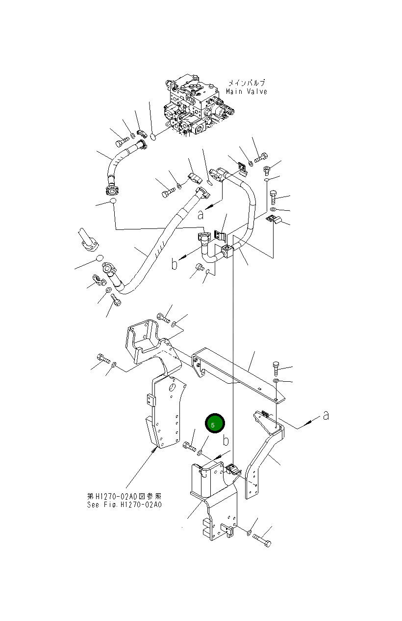 Болт 01025-81235 Komatsu